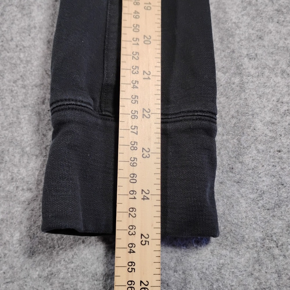 Helmut Lang Mens Black High Neck Double Zip Hooded Pullover Sweatshirt Large - Picture 9 of 11